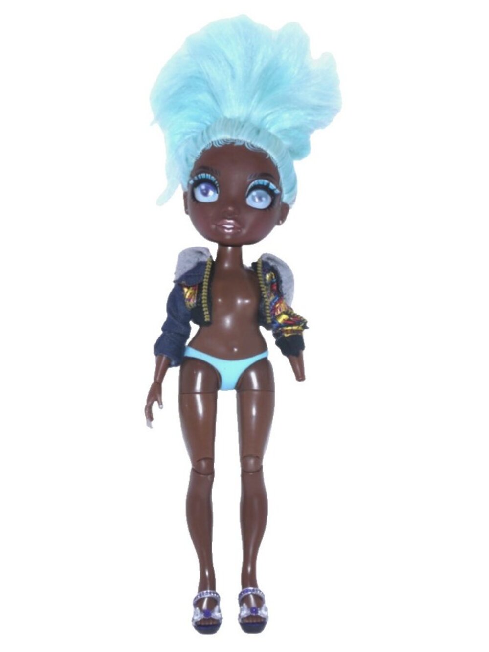 Rainbow High 10.5" doll MGA 2021 missing left hand hair cut & paint worn on butt